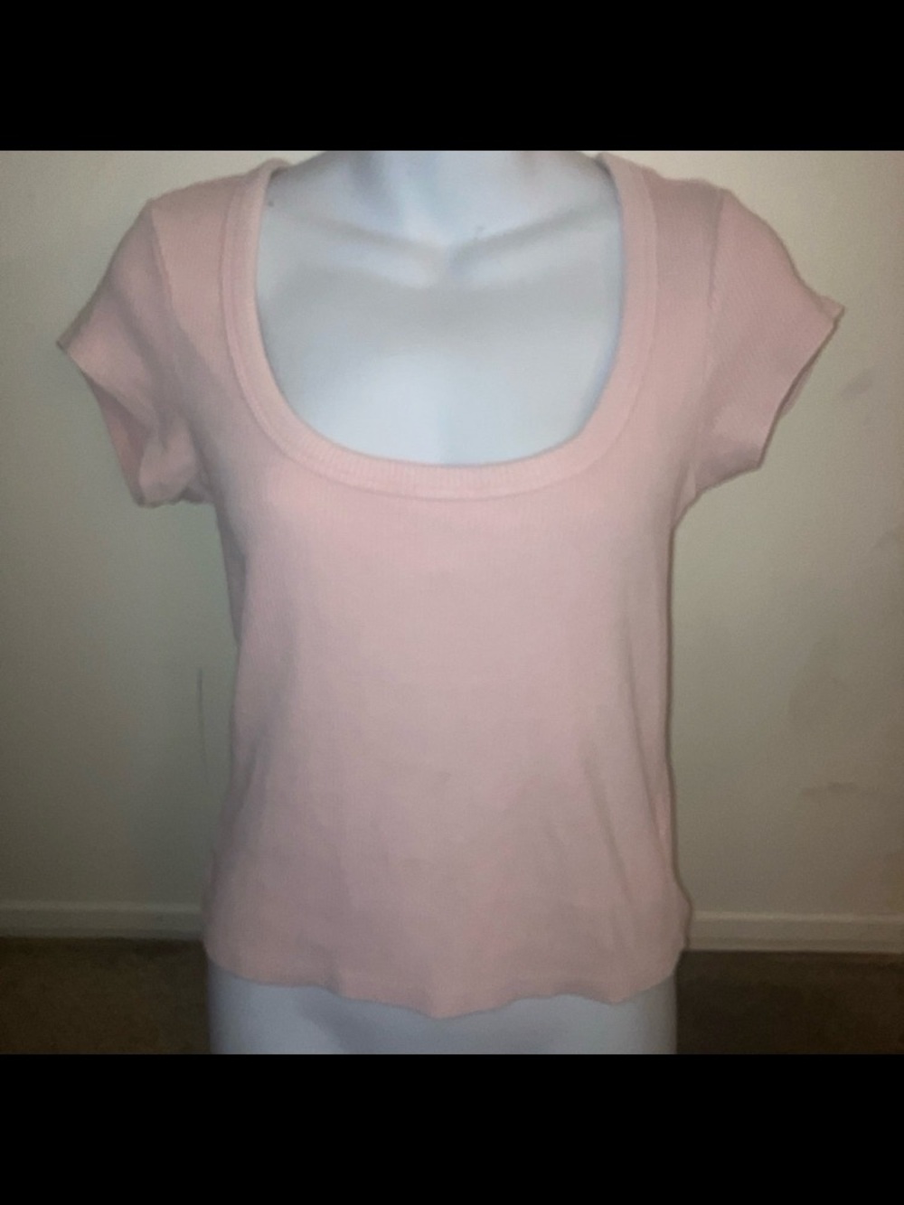 PINK Victoria's Secret Scoop Neck Short Sleeve Tee